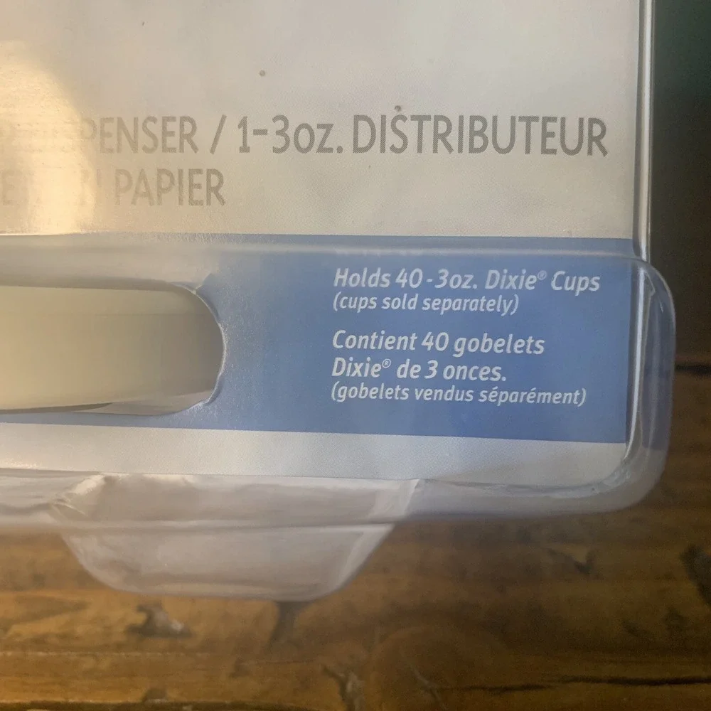 Dixie Cup Dispenser 3oz Vtg 2002 Modern Retro Space Age Counter/Wall Mount NOS